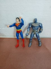 Vintage Superman Man of Steel Lot of 2 DC Comics Kenner Super Hero Toys