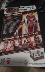 2012 WWE Champion Cody Rhodes Mattel Elite Series #20 Box Wear Nice Still CHEAP!