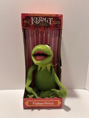 1970s Fisher Price “Muppet Show” Kermit The Frog Doll 850 in Orig TLC box – READ