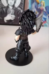 Zack Fair Chibi Figure 11cm Final Fantasy VII Style Buster Sword PVC Model Toy