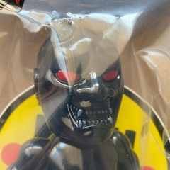 Mutant Vinyl Hardcore Kewpie Lash Stealth Black Sofubi Designer Toy Kaiju Mvh