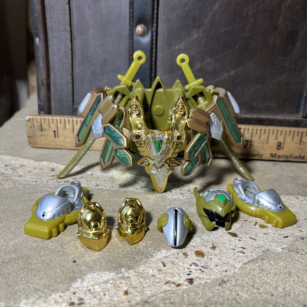 Power Rangers Time Force Green Battle Warrior Ranger Armor Parts Accessories