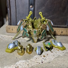 Power Rangers Time Force Green Battle Warrior Ranger Armor Parts Accessories