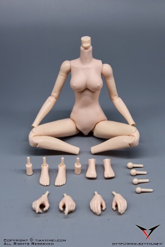 US 1/6 Flexible Pale Skin 12″ Girl Female Soldier Action Figure Body Toys Dolls