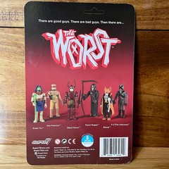 Super7 The Worst Black Falcon Original Brown & Red Color ReAction Figure Wave 1