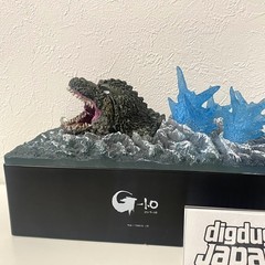 Godzilla -1.0 Box Tissue Case Figure Minus One Sea Ver. Japan 200x130x200mm NEW