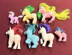 Vintage Mlp My Little Pony G1 1980’s And Modern Lot Of 11. 4 Are Missing Tails