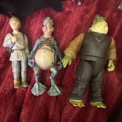 19 Vintage 1990s 2000s Star Wars Kenner/Hasbro Mixed Jedi Figures Bundle Lot