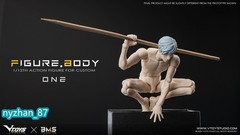 VTOYS X BMS 1:12 Male Anime Flexible Doll 6″ Action Figure Jointed Body w/ Head