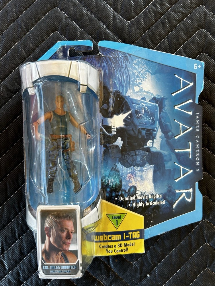 James Cameron’s Avatar Colonel Miles Quaritch 3.5″ Figure Webcam i-Tag RDA