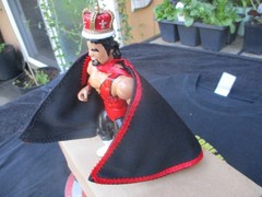 Remco AWA Custom Jerry The King Lawler Robe & Crown Wrestling Figure 1985
