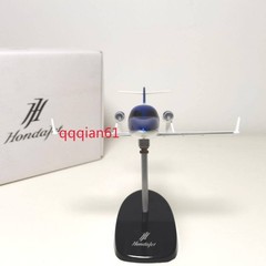 HondaJet Metal Commercial Aircraft Jet Airplane Model Diecast Plane Blue 1:72