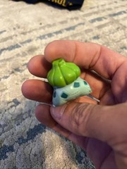 Pokemon Nidoking Vintage TOMY Figure 1999 Authentic Pencil Topper and Bulbasaur