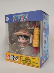 3D Figure Pocket Hero Key Chain – One Piece 3″ SD Chibi Luffy NEW Anime Toys
