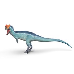 RECUR 1/48 Dilophosaurus Figure PVC Dinosaur Decor Animal Model Adult Gift Toys