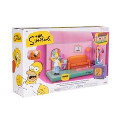 The Simpsons House Living Room Diorama Playset with Homer Figure and Accessories