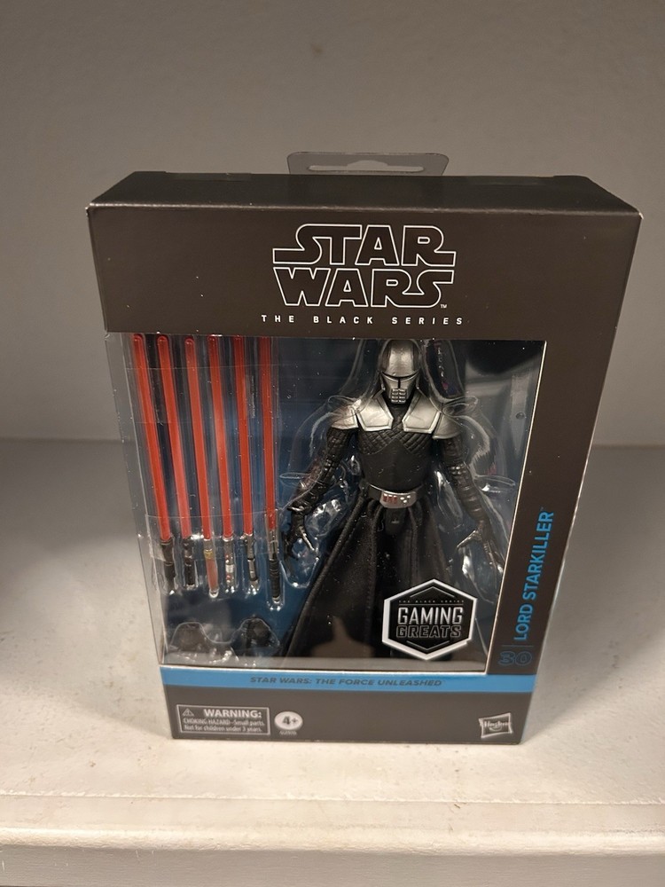 Star Wars Black Series Force Unleashed Deluxe: LORD STARKILLER 6” Figure IN HAND
