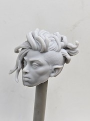 3d Printed NIA HEAD 1:18 3 3/4″ GI Joe 25th Anniversary B126