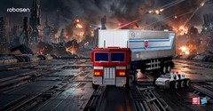 Optimus Prime Trailer Kit Accessory Elite Series | Robosen Transformers Robot