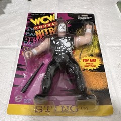 Original San Francisco Toymakers WCW Monday Nitro Sting Sound Figure w/ Bat 1997
