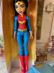 Wonder Woman w/Invisible Jet Plane Mattel. DC Superhero Girls JUST DEBOXED!