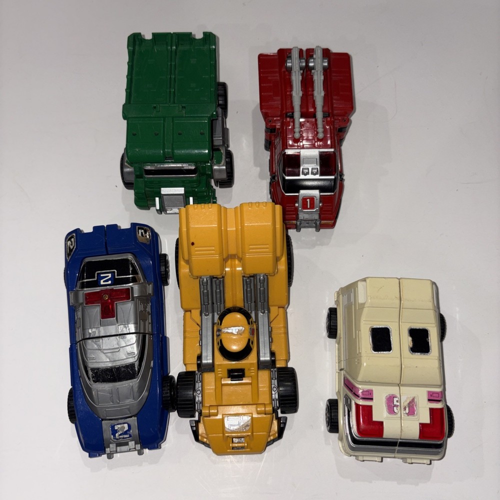 Power Rangers TURBO Deluxe Double Morphing Rescue Megazord 1997 Bandai