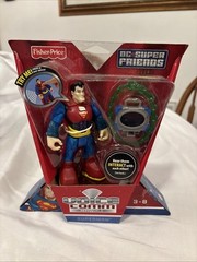 Fisher-Price Hero World Superfriends Voice Comm Superman Figure USA Toys