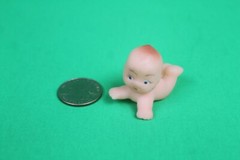 Lot 15 Kewpie Baby Dolls 1.75″ 3″ Rubber Toy Mini Dolls Figures Play Collectors