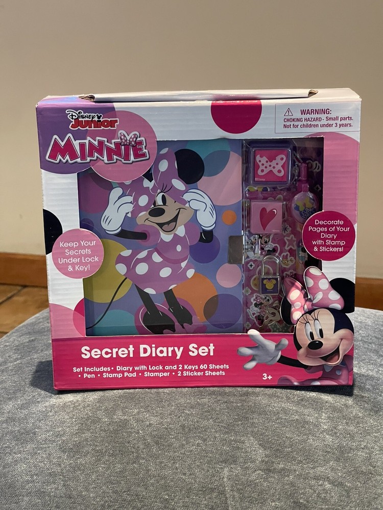 Minnie Mouse Secret Diary Set for little girls ages 3 and up Disney Junior