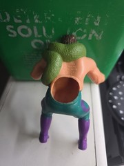 1987 WWF LJN Jake The Snake Roberts Thumb Wrestler Wrestling Figure used wear