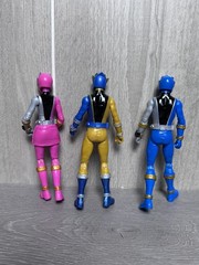 Power Rangers Dino Fury Action Figures Lot Pink Gold Blue Hasbro 2021