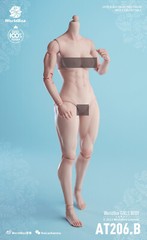 Worldbox AT206B 1/6 Female Pale Skin Muscle Super Flexible Joint Body 12”Figure