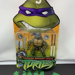 Teenage Mutant Ninja Turtles 2002 Donatello Michelangelo Foot Clan TMNT Lot Of 3