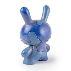 KidRobot X 8 Inch Release 2 Cyan Blue LOCKNESTERS 5-piece Puzzle Dunny Unit 65