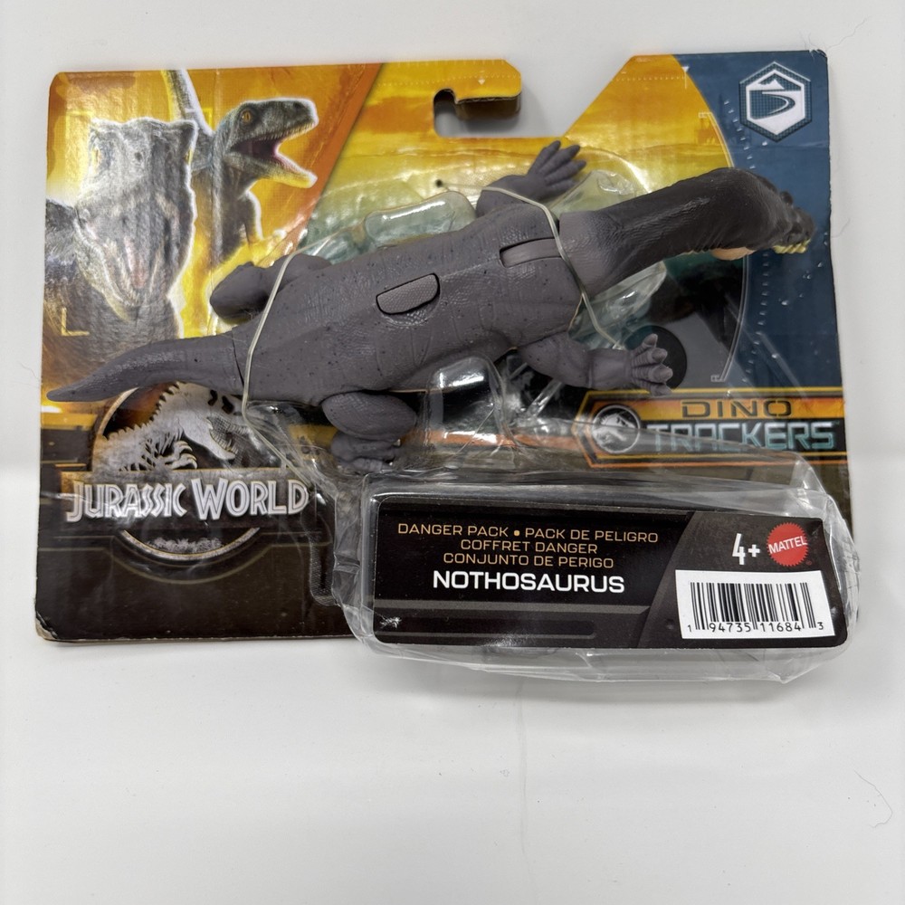 Mattel Jurassic World Dino Trackers Danger Pack Nothosaurus HLN53 Bubble Damage