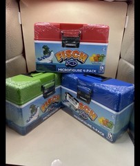 Lot Of 28 Fisch Microfigure 4 Packs & DLC Codes. Sealed 2025 Free Shipping