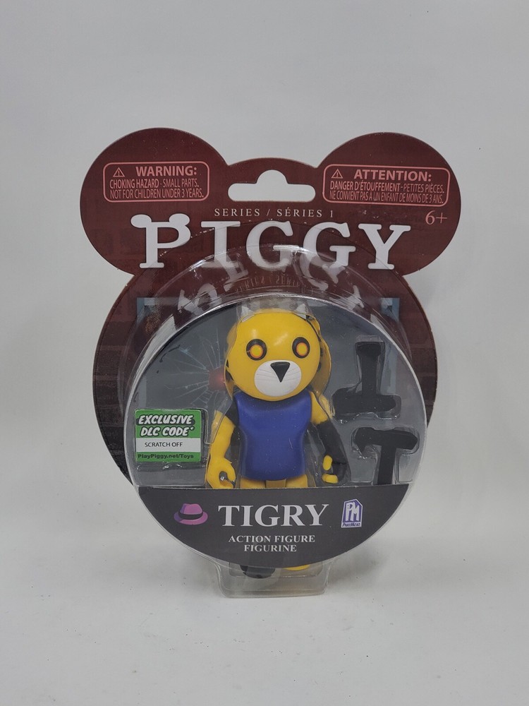 New Piggy Series 1 Tigry Action Figure Figurine Toy Exclusive DLC Code Roblox