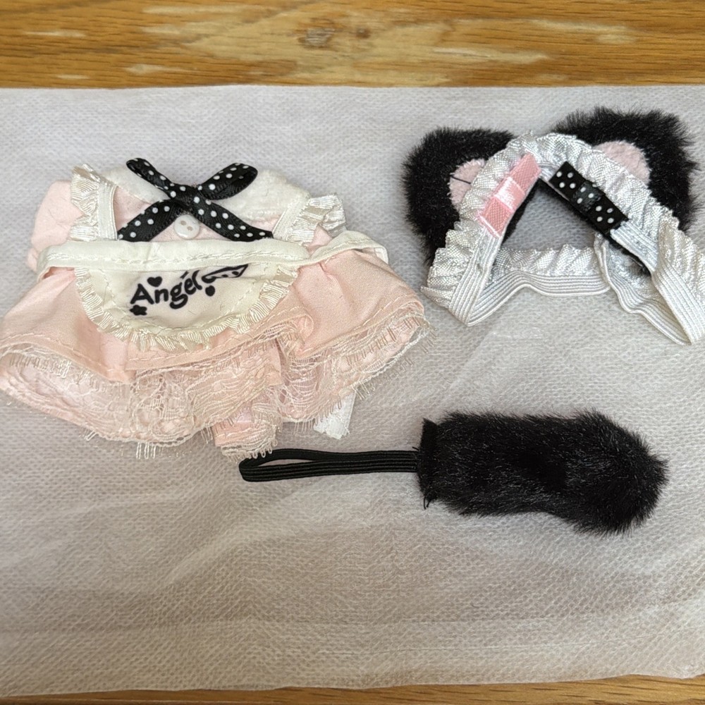 Custom Made French Maid Dress Set Outfit For Macaron , Salon series Plush