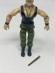 GI JOE: Sgt. Slaughter (1986) 100% Complete with Baton! Excellent!