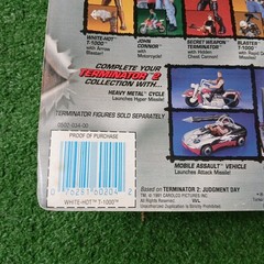 Terminator 2 White-Hot T-1000 A.F W/Arrow Blaster 1991 Kenner SEALED READ