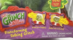 Vintage Dr Suess How The Grinch Stole Christmas Transforming Talking Doll 2000