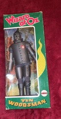 VINTAGE 1974 MEGO WIZARD OF OZ TIN MAN W/AXE ” 8″ DOLL W/ORIG BOX – NIB – NICE!