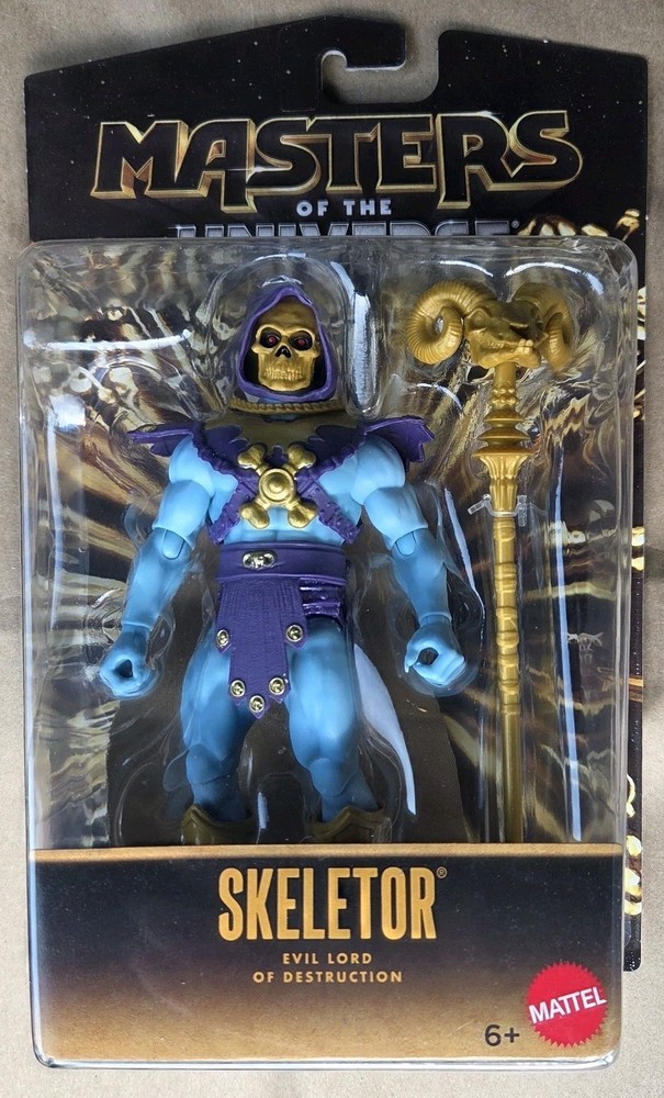MOTU The Revenge Of Skeletor Gold Variant Skeletor 5.5″ IN HAND Ships ASAP