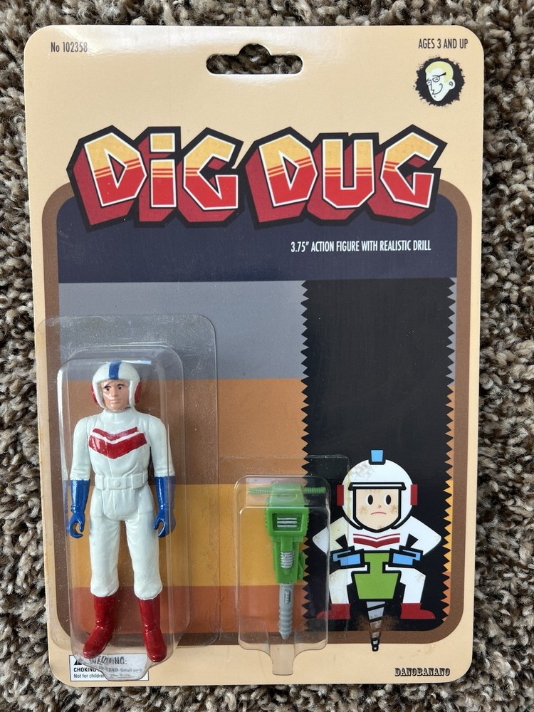 Dig Dug Video Game Action Figure Toy