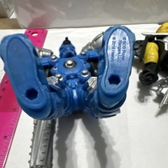 Power Rangers Chap Mei Lot (3) Blue/Gray Robot, Yellow/Black Alien & Shark 2018