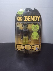 Rare Sammy Lawrence Bendy And The Dark Revival Glow-In-Dark Figure.