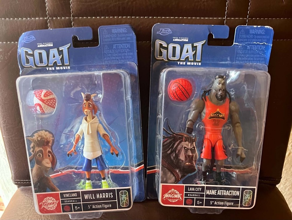 Jada Toys GOAT The Movie Mane Attraction and Will Harris 5-Inch Action Figure Se