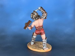 Warrior Art: Handcrafted Gladiator Resin Figurine 40mm Collectible Sculpture
