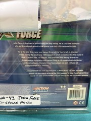 NEW McFarlane Toys John Force 2004 Series 3 Action Figure Autographed + Photo