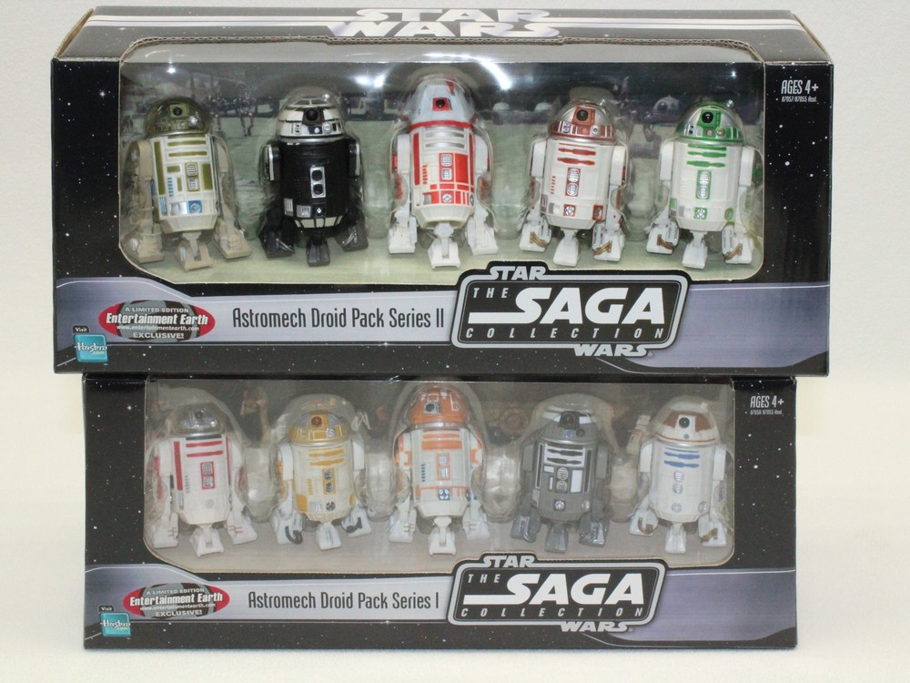 Star Wars Astromech Droid Pack Series 1 + Series 2 SAGA COLLECTION New – Sealed